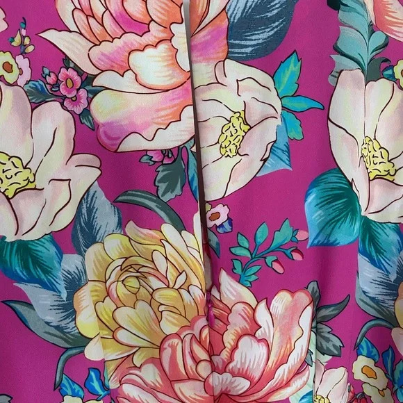 Anthropologie Farm Rio Floral Jumpsuit Wide Leg - Picture 6 of 7